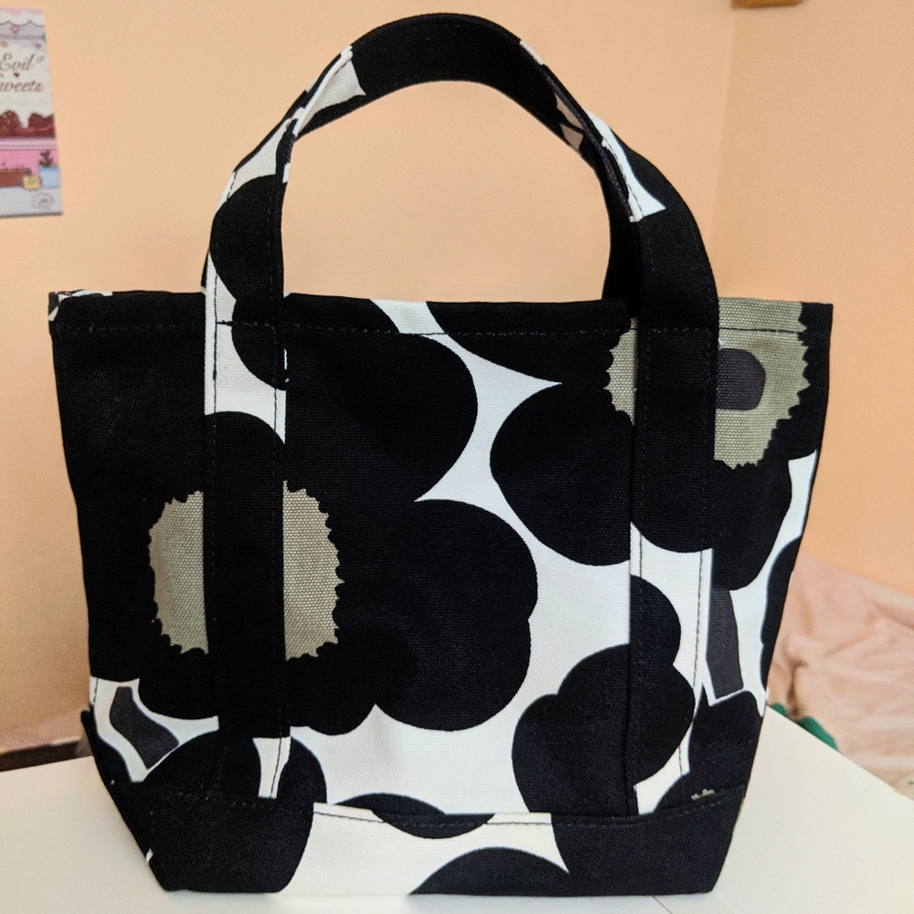 Marimekko Unikko seidi Pieni canvas tote